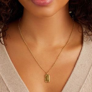 Gorjana Griffin Dog Tag Necklace